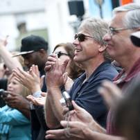 Fans clap along as Martha Reeves the Vandellas perform during the season's first Sonic Lunch concert on Thursday, June 6, 2013. A stage was set up and a portion of E. Liberty St. was closed to accommodate the large turn out.  Melanie Maxwell | AnnArbor.com